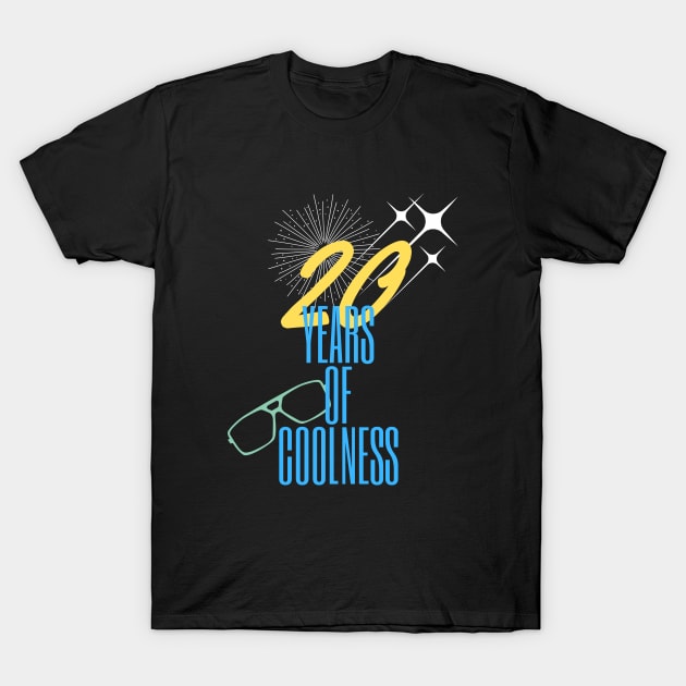 20 years of coolness T-Shirt by Warp9